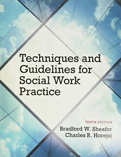 Techniques and Guidelines for Social Work Practice