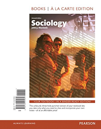 Sociology, Books a la Carte Edition
