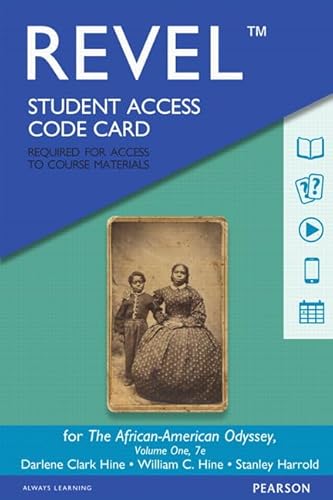 Revel for The African-American Odyssey, Volume 1 -- Access Card