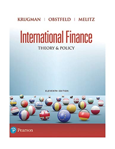 International Finance: Theory And Policy 11Ed. Global Edition
