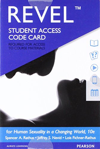 Human Sexuality in a Changing World -- Revel Access Code