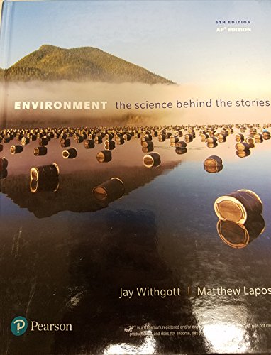 Environment The science Behind The Stories AP 6th edition