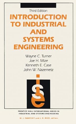 Introduction To Industrial And Systems Engineering (3rd Edition)