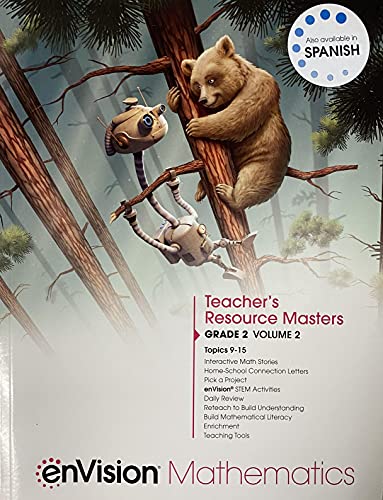 enVision Mathematics, Teacher's Resource Masters, Grade 2 Volume 2, c. 2020, 9780134954141, 0134954149
enVision Mathematics, Teacher's Resource Masters, Grade 2 Volume 2, c. 2020, 9780134954141, 0134954149