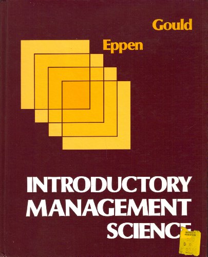 Introductory Management Science