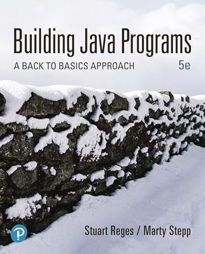 Building Java Programs