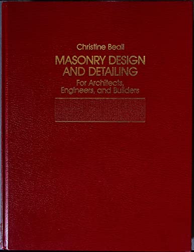 Masonry Design and Detailing For Architects, Engineers and Builders