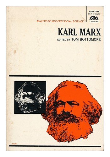 Karl Marx [Makers of Modern Social Science S-299]