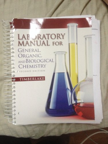 Essential Laboratory Manual for General, Organic and Biological Chemistry