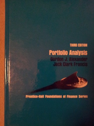 Portfolio Analysis (Prentice-Hall Foundations of Finance Series)