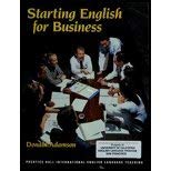 Starting English for business