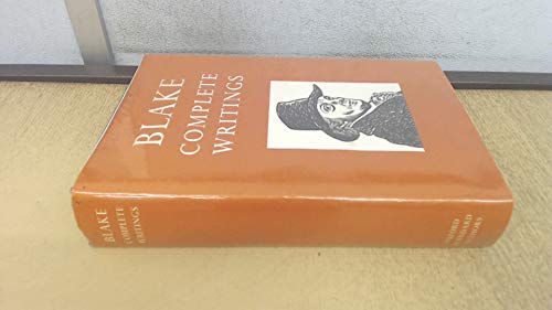 Blake: Complete Writings with Variant Reading