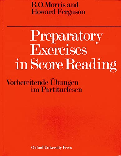 Preparatory Exercises in Score-Reading (Vorbereitende Übungen im Partiturlesen)