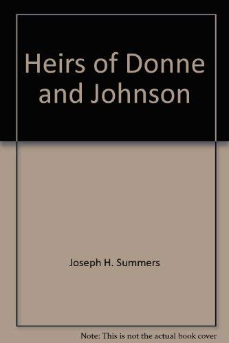 The Heirs of Donne and Johnson