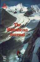 The Himalayan Journal, Vol. 58