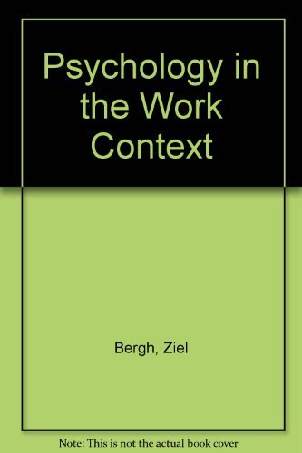 Psychology in the work context