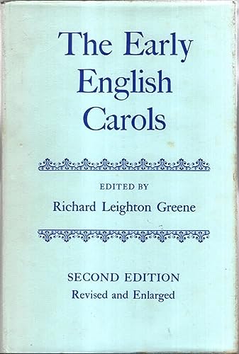 The Early English Carols (|c OET |t Oxford English Texts)
