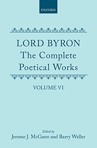 The Complete Poetical Works: Volume 6: Vol 6 (Oxford English Texts)