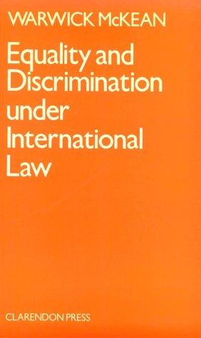 Equality and Discrimination Under International Law