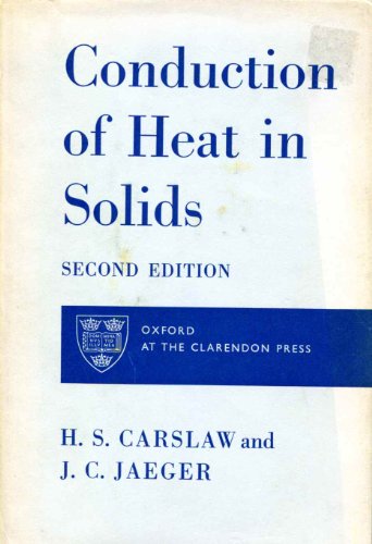 Conduction of Heat in Solids,second edition