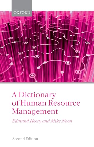 A Dictionary Of Human Resource Management