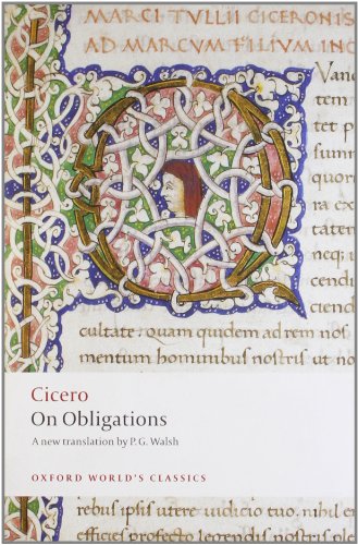 On Obligations (Oxford World's Classics)