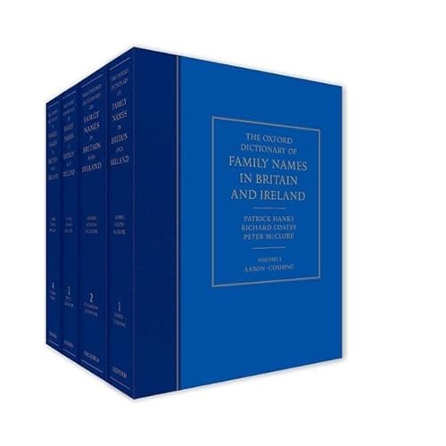 The Oxford Dictionary of Family Names in Britain and Ireland