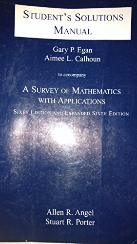 Survey of Mathematics With Applications