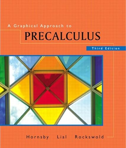 ISBN 9780201735116 product image for A Graphical Approach to Precalculus, Third Edition | upcitemdb.com