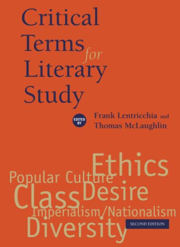 Critical Terms for Literary Study (2nd edition)