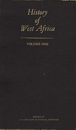 HISTORY OF WEST AFRICA, VOLUME TWO (2, II)