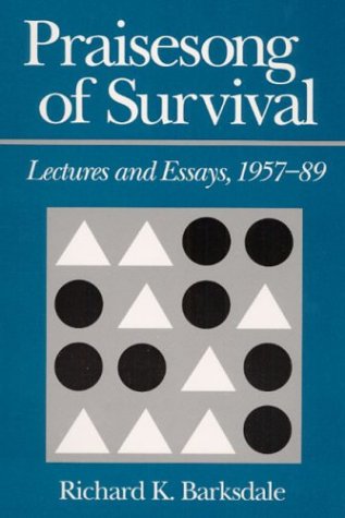 Praisesong of Survival : Lectures and Essays, 1957-89