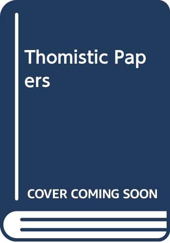 ISBN 9780268018504 product image for Thomistic Papers: v. 1 (New edition) | upcitemdb.com