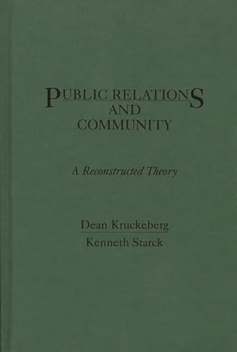 Public Relations and Community : A Reconstructed Theory