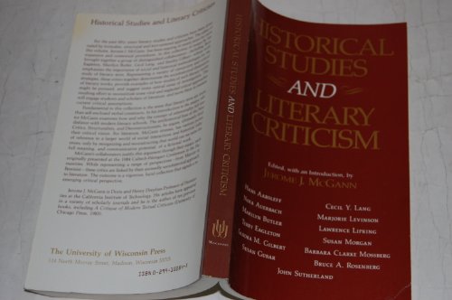 Historical Studies and Literary Criticism