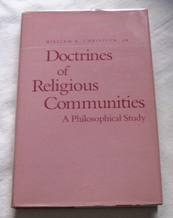 Doctrines of Religious Communities: A Philosophical Study.