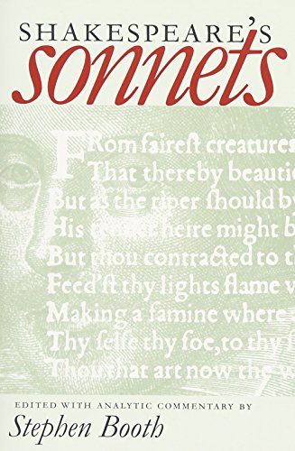 

Shakespeare's Sonnets (Yale Nota Bene)
