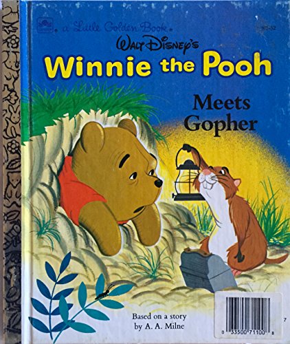 Winnie the Pooh Meets Gopher, LITTLE GOLDEN BOOK D117