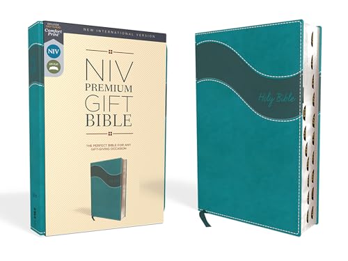 Niv Premium Gift Bible Leathersoft Teal Red Le Format: Slides