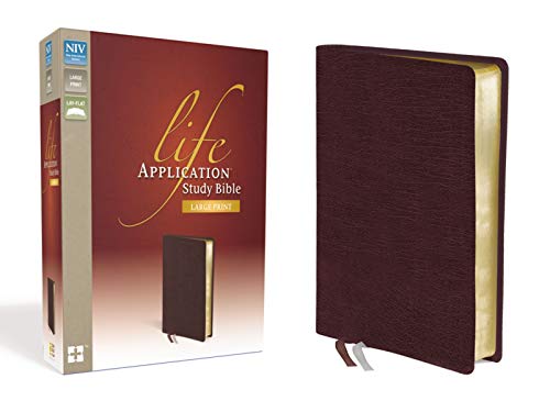 NIV, Life Application Study Bible, Second Edition, Large Print, Bonded Leather, Burgundy
NIV, Life Application Study Bible, Second Edition, Large Print, Bonded Leather, Burgundy