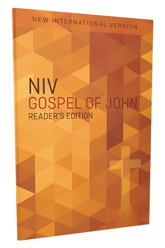 Gospel of John: New International Version, Orange Cross, Reader's Edition