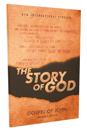 NIV, The Story of God, Gospel of John, Reader's Edition, Paperback