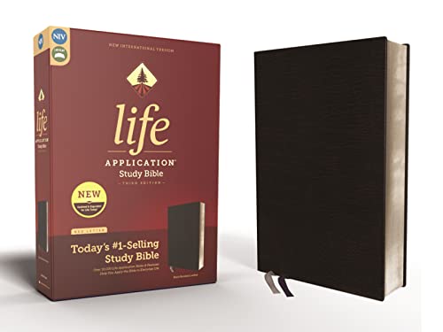NIV, Life Application Study Bible, Third Edition, Bonded Leather, Black, Red Letter
NIV, Life Application Study Bible, Third Edition, Bonded Leather, Black, Red Letter
