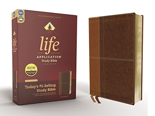 NIV, Life Application Study Bible, Third Edition, Leathersoft, Brown, Red Letter
NIV, Life Application Study Bible, Third Edition, Leathersoft, Brown, Red Letter