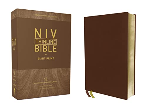 Holy Bible: New International Version, Brown, Thinline, Giant Print, Genuine Leather, Buffalo, Red Letter Edition, Comfort Print
Holy Bible: New International Version, Brown, Thinline, Giant Print, Genuine Leather, Buffalo, Red Letter Edition, Comfort Print