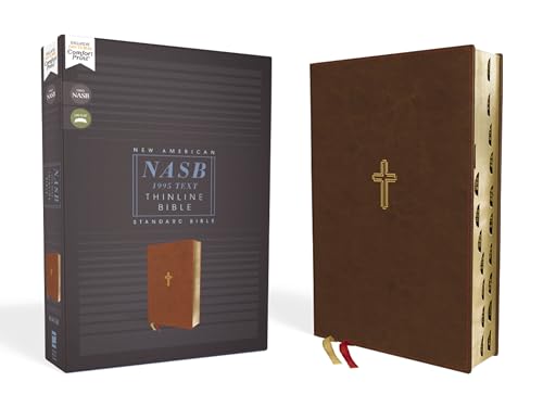 Holy Bible : New American Standard Bible, Brown, Thinline, Leathersoft, Red Letter Edition, 1995 Text, Thumb Indexed, Comfort Print
Holy Bible : New American Standard Bible, Brown, Thinline, Leathersoft, Red Letter Edition, 1995 Text, Thumb Indexed, Comfort Print