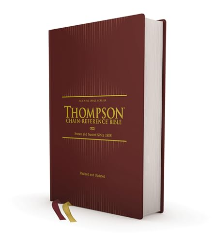NKJV, Thompson Chain-Reference Bible, Hardcover, Red Letter, Comfort Print
NKJV, Thompson Chain-Reference Bible, Hardcover, Red Letter, Comfort Print