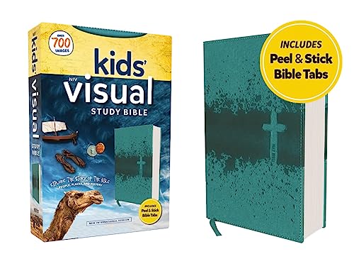 Niv, Kids' Visual Study Bible, Leathersoft, Teal, Full Color Interior, Peel/Stick Bible Tabs: Explore the Story of the Bible---People, Places, and His
Niv, Kids' Visual Study Bible, Leathersoft, Teal, Full Color Interior, Peel/Stick Bible Tabs: Explore the Story of the Bible---People, Places, and His