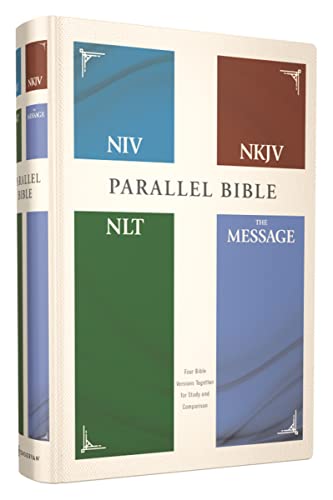 NIV, NKJV, NLT, The Message, (Contemporary Comparative) Parallel Bible, Hardcover
NIV, NKJV, NLT, The Message, (Contemporary Comparative) Parallel Bible, Hardcover
