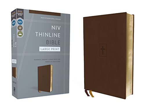 Holy Bible : New International Version, Brown, Leathersoft, Thinline, Red Letter, Large Print
Holy Bible : New International Version, Brown, Leathersoft, Thinline, Red Letter, Large Print
